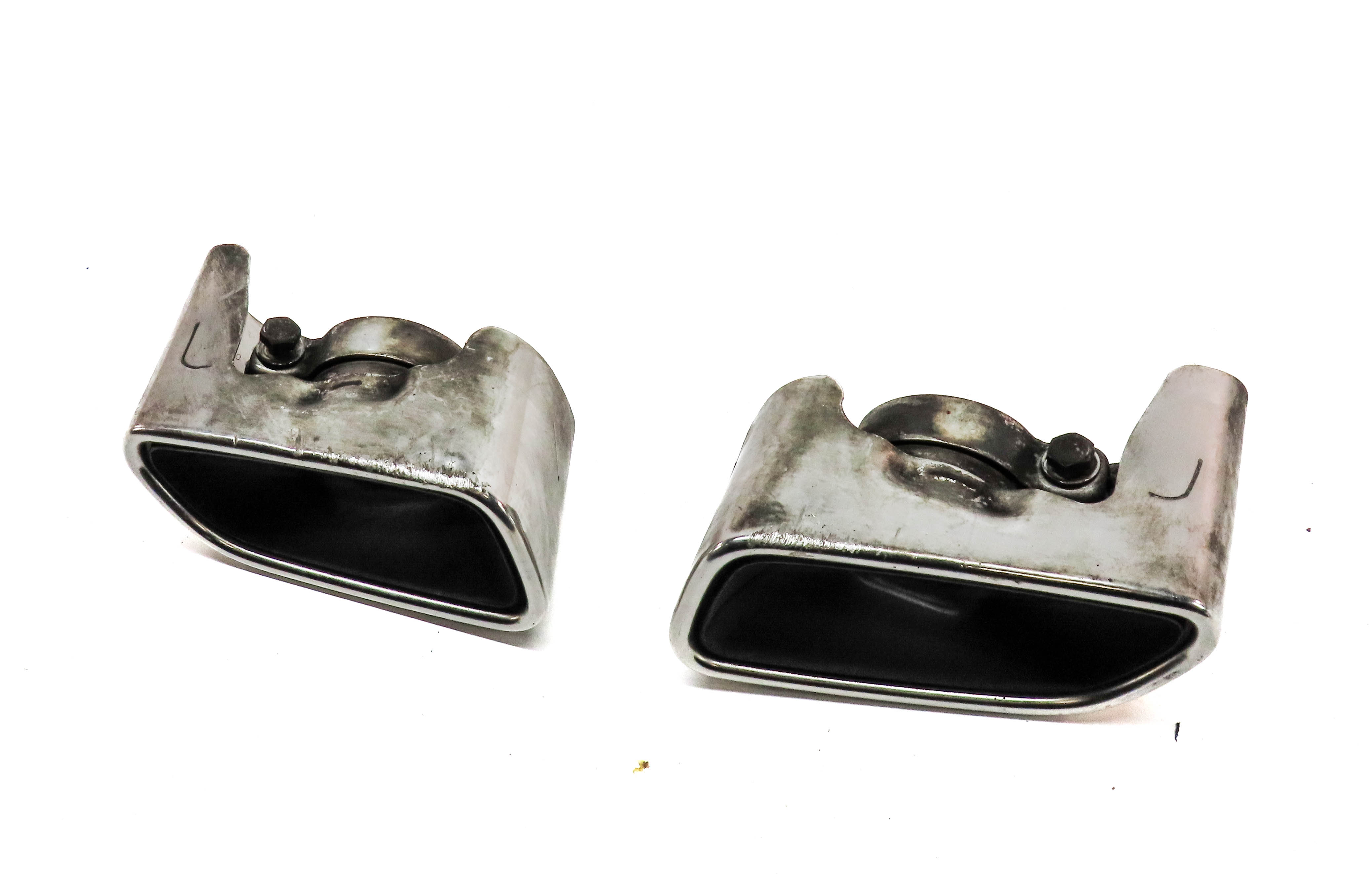 2014-2019 MERCEDEES CLA250 (C117 W117) LEFT & RIGHT EXHAUST TIP SET/2 — exact item pictured
